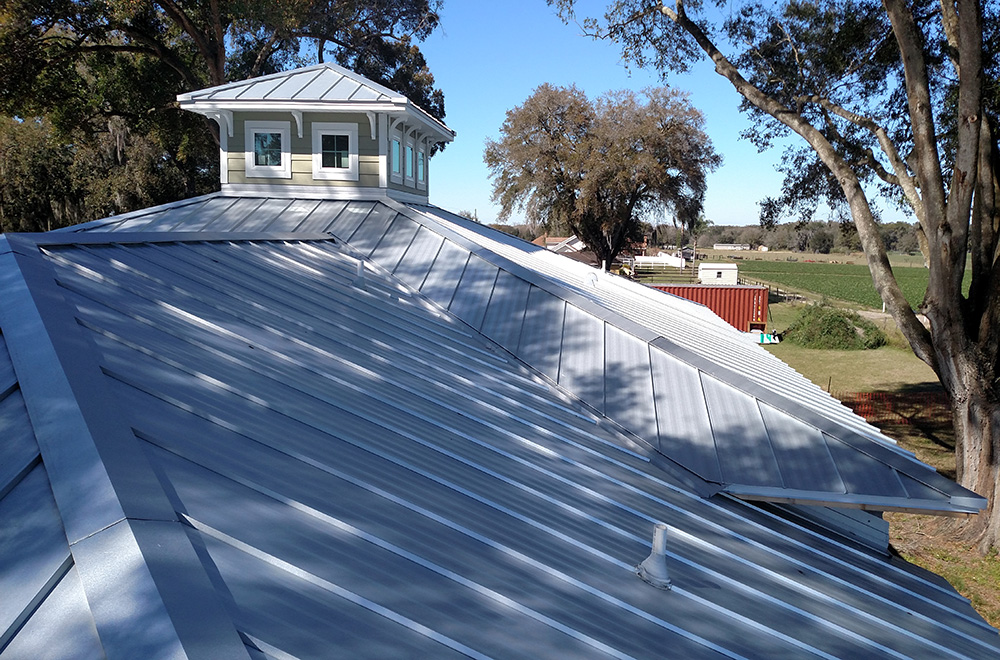 Mil Finish Standing Seam Metal Roof In Brooksville FL