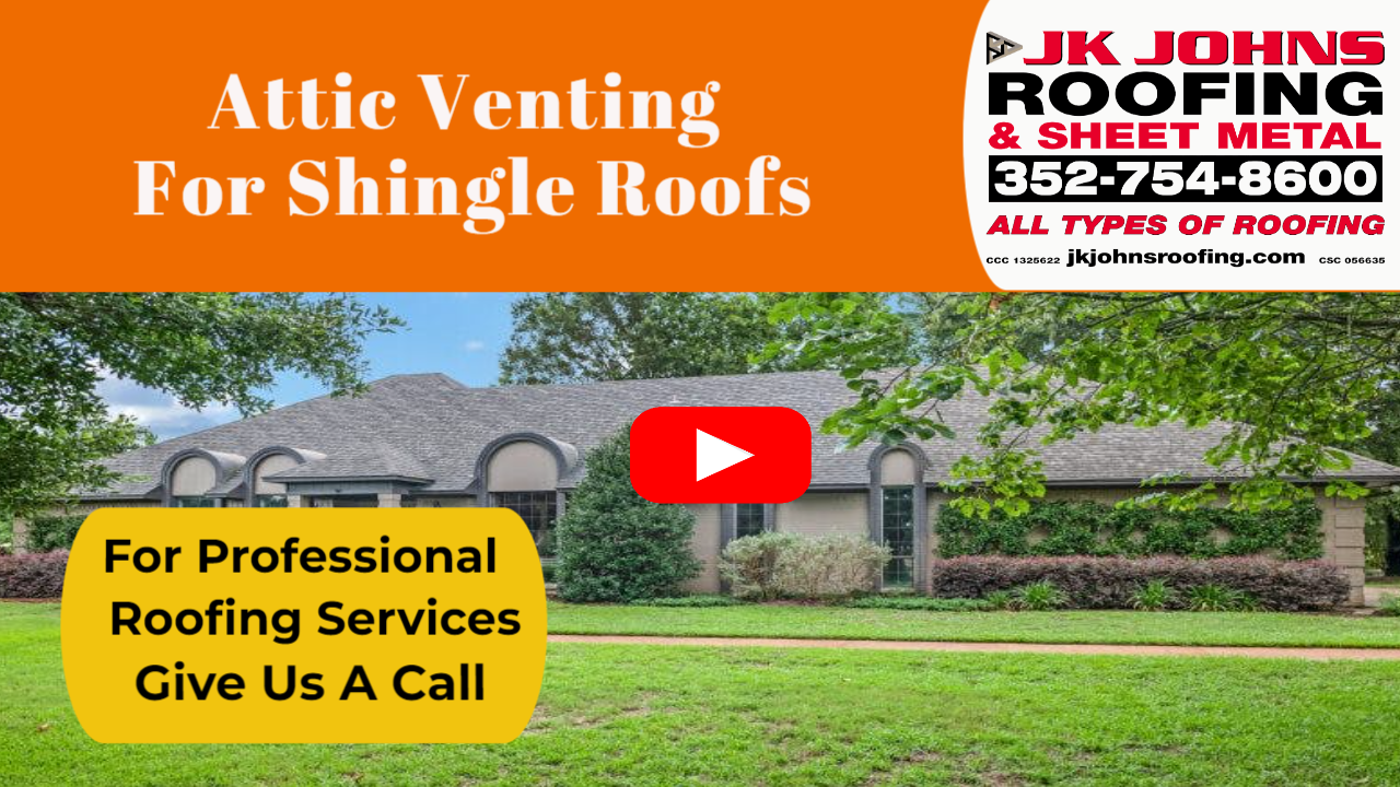 Attic Venting For Your Shingle Roof