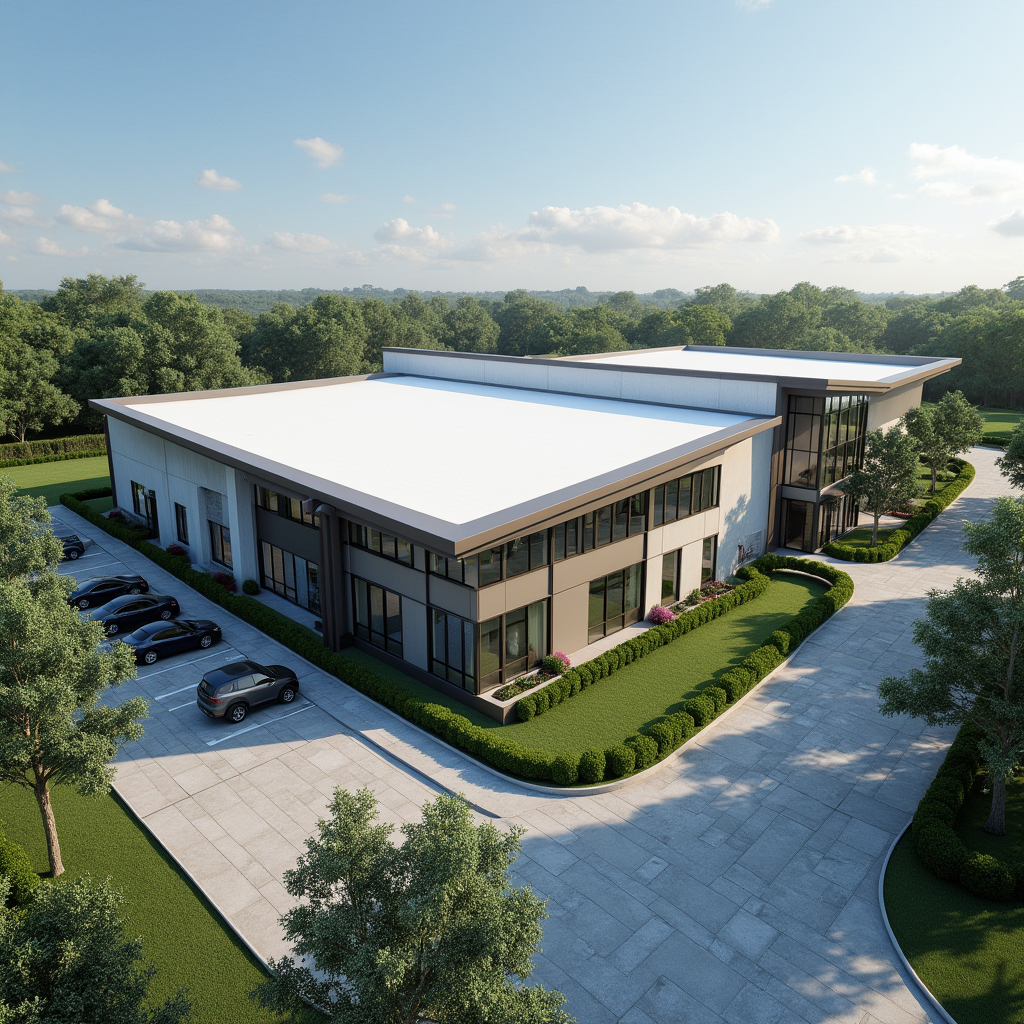Single-Ply Roof on business