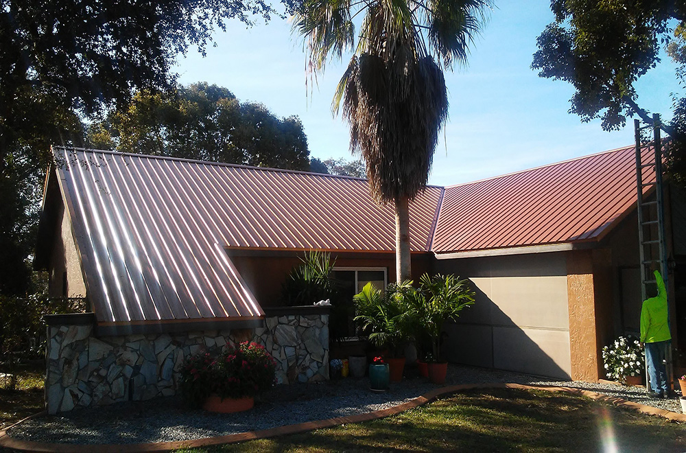 Copper-Penny-Exposed-Fastener-Metal-Roof