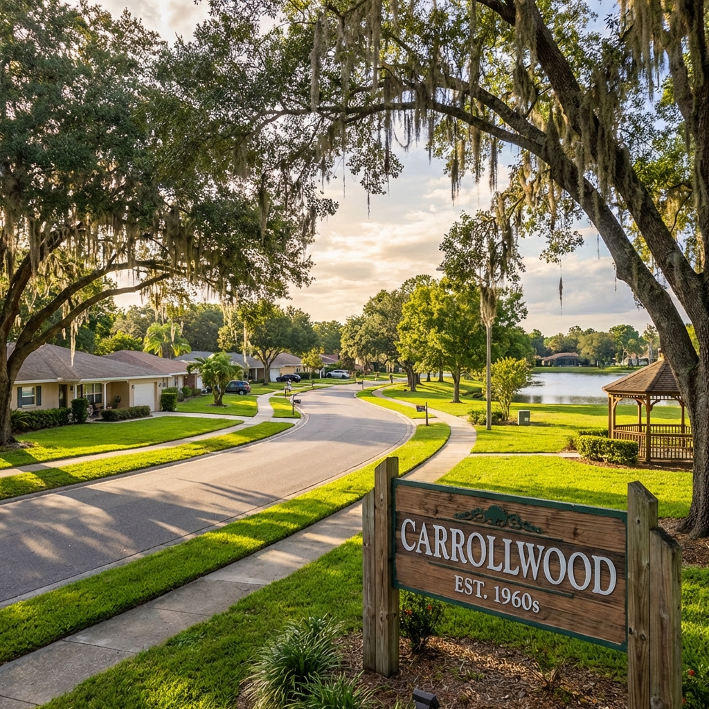 Roof replacement project in Carrollwood near New Port Richey, FL by JK Johns Roofing