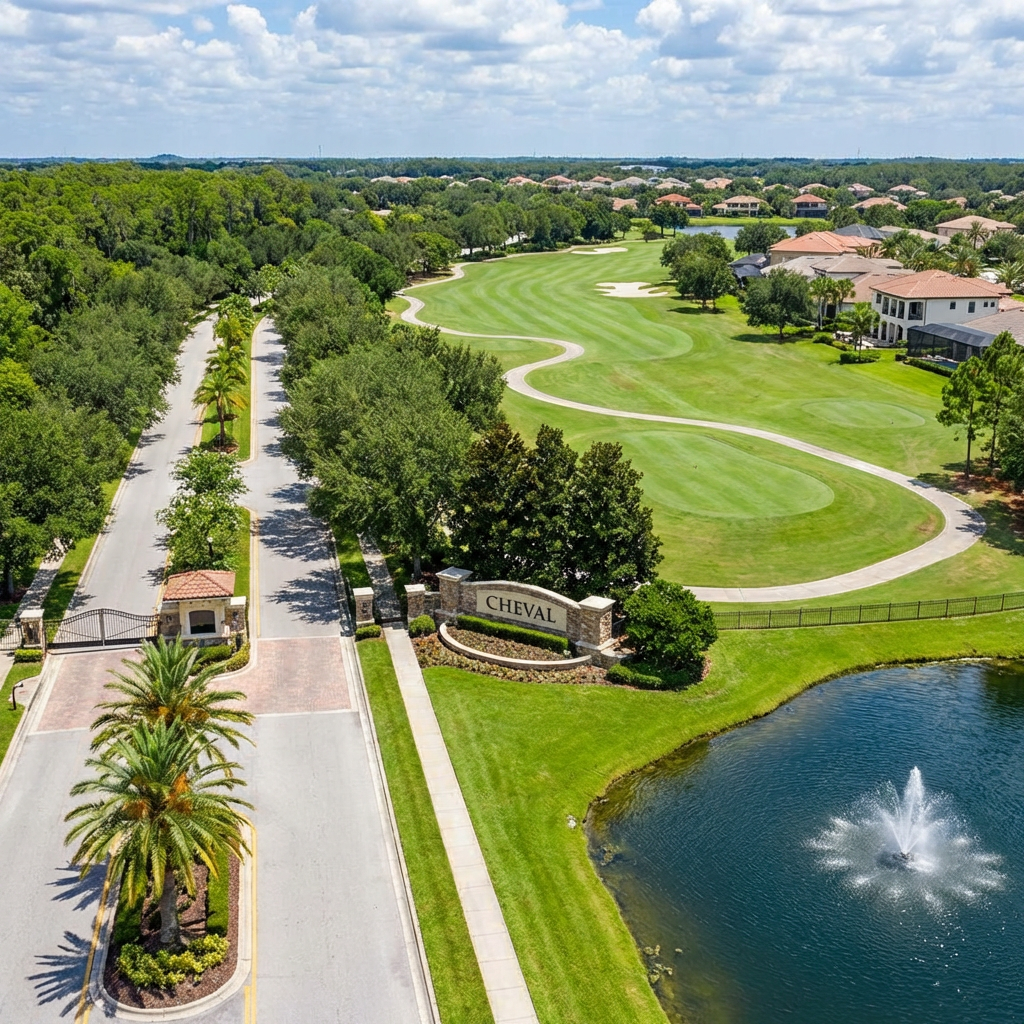 Roof replacement project in Cheval near Tampa, FL by local roofing company JK Johns Roofing